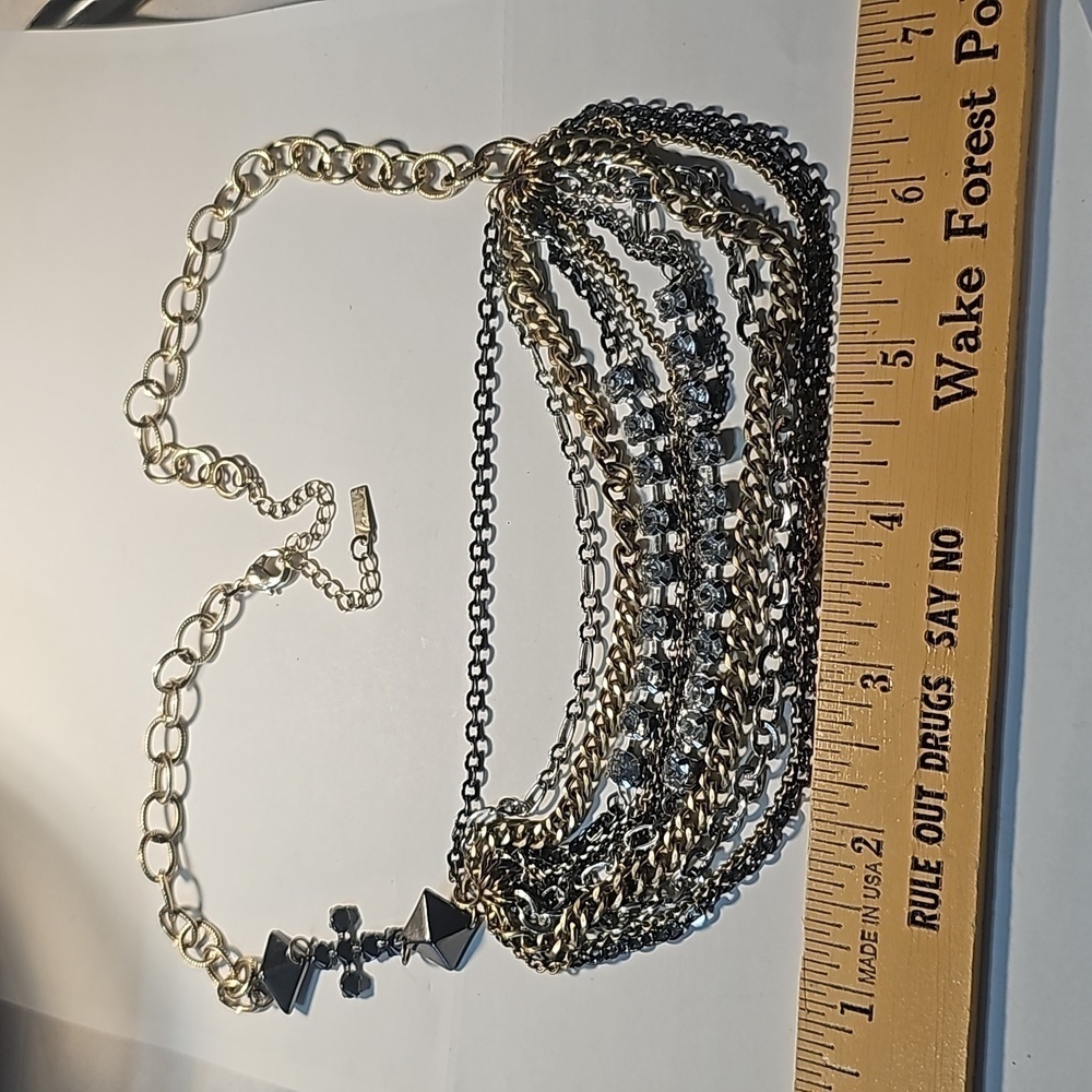 Lane Necklace with Rhinestones - Picture 5 of 5